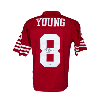 Jersey Autografiado por Steve Young de los 49ers de San Francisco Unisex