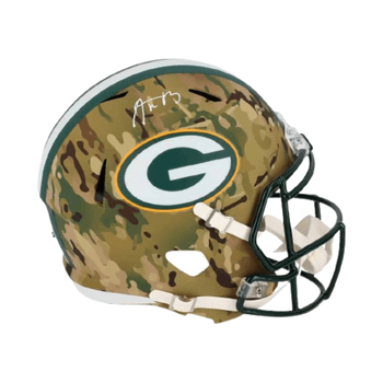 Casco Autografiado por Aaron Rodgers de los Packers de Green Bay Unisex