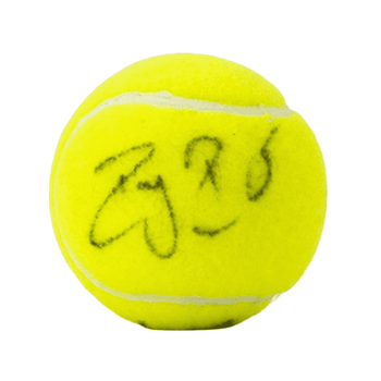 Pelota de Tenis Autografiada por Roger Federer Unisex