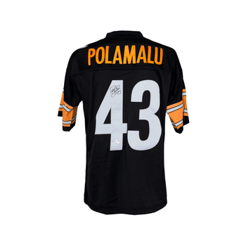 Jersey Autografiado por Troy Polamalu de los Steelers de Pittsburgh Unisex