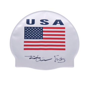 Gorra de Natación Autografiada por Mark Spitz Unisex