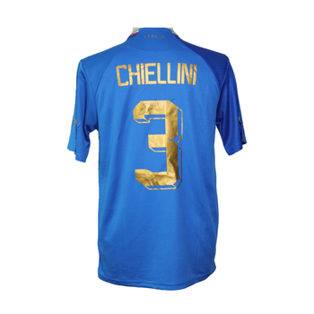 Jersey Autografiado por Giorgio Chiellini de la Selección de Italia Unisex