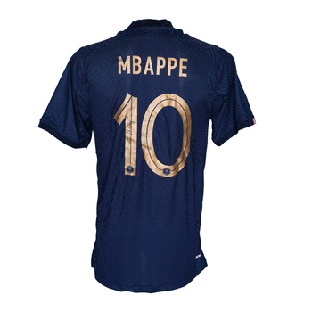 Jersey Autografiado por kylian mbappé de la Selección Nacional de Francia Unisex