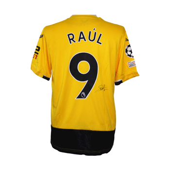 Jersey Autografiado por Raúl jiménez de los Wolverhampton Wanderers Unisex