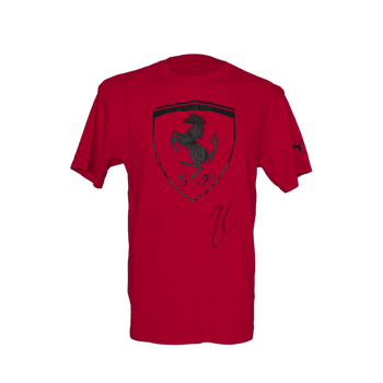 Playera Autografiada por Kimi Raikkonen de Ferrari Unisex