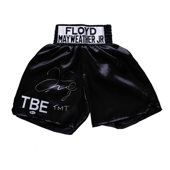 Short de Box Autografiado por Floyd Mayweather Jr. Unisex