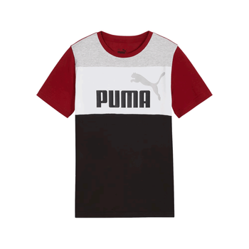 Playera Puma Casual Essentials+ Colour Blocked Niño 679716 13