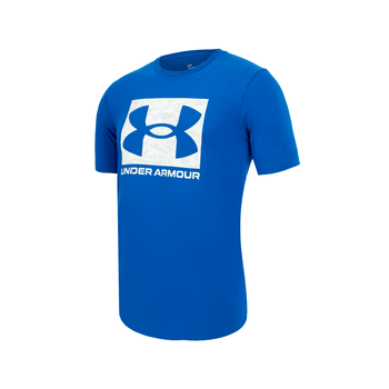 Playera Under Armour Entrenamiento ABC Camo Boxed Logo Hombre 1361673-432