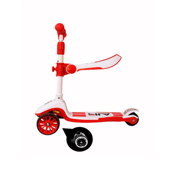 Scooter Llantas Led con Asiento Fila Skates Rjo Infantil Unisex