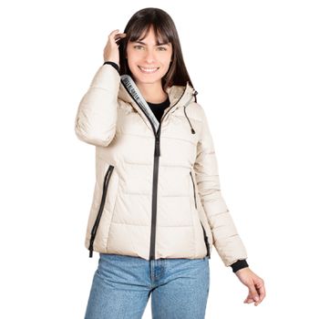 Chamarra Greenlander Lifestyle Capitonada Sand POL8025 Mujer