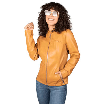 Chamarra Greenlander Impermeable Camel VIN6994 Mujer