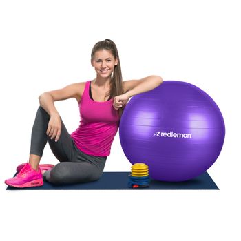 Pelota de resistencia Redlemon Yoga con Bomba de Aire MRD