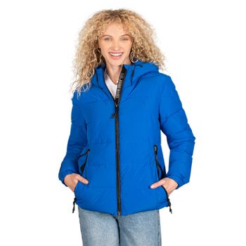 Chamarra Greenlander Acolchada Impermeable Royal Blue POL8912 Mujer