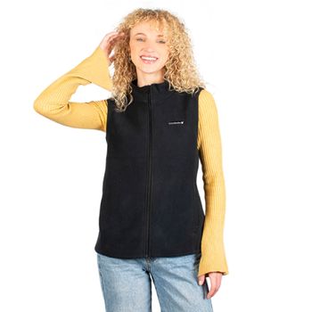 Chaleco Greenlander Fleece Black VFCE8324 Mujer