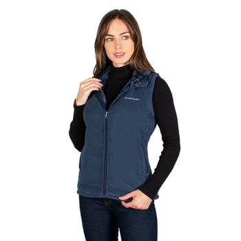 Chaleco Greenlander Fleece con Forro Fur Navy VFCE8325 Mujer