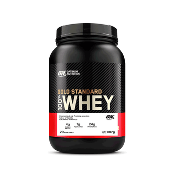 Proteína en Polvo Optimum Nutrition Gold Standard 100% Whey 900gr Vainilla