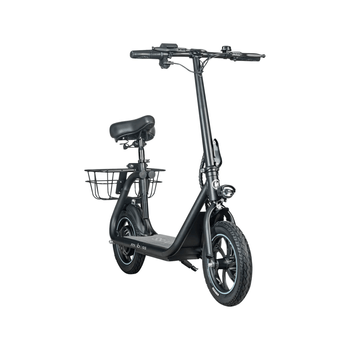 Scooter Eléctrico Plegable C/Asiento Moboss C1 Negro 25 km/h