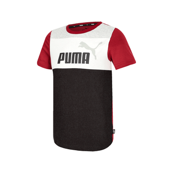 Playera Puma Casual Essentials+ Colour Blocked Niño 679716 13