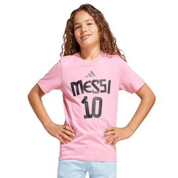 Playera adidas Futbol Messi Name and Number Graphic Infantil Unisex JM3552