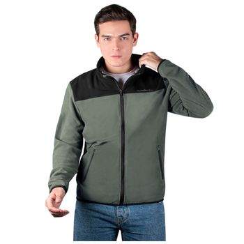 Suéter Greenlander Cuello Alto Black/Laurel Green FCE7593 Hombre