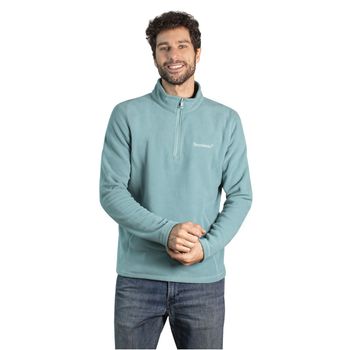 Sudadera Greenlander Bolsa en Pecho con Cierres Iron Blue FCE8167 Hombre
