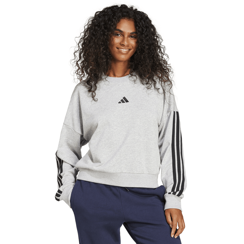 Sudadera adidas Essentials 3 Stripes French Terry Mujer JD5289 Marti MX