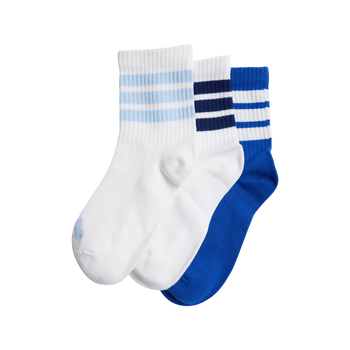 Calceta adidas Casual Ribbed 3 Pack Niño JD1348