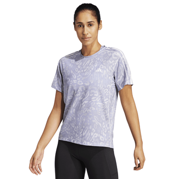 Playera adidas Correr Own the Run Climacool 3 Stripes Mujer JD7758