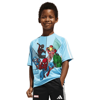 Playera adidas Casual x Marvel Spider-Man Infantil Unisex JD4556