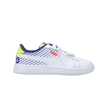 Tenis Puma Casual Smash 3.0 Poised 2 Race Bebé 400658 01