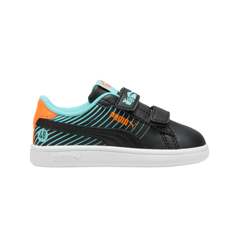 Tenis Puma Casual Smash 3.0 Poised 2 Race Bebé 400658 02