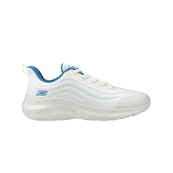 Tenis Skechers Casual Bobs Squad Waves Hombre 118225WHT