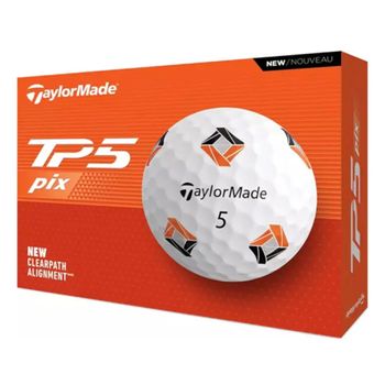 Pelotas Taylor Made Golf TP5 Pix 3.0 Blanco 12 Piezas UnisexPM-N7671001