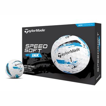 Pelotas Taylor Made Golf Speed Soft Ink Blanco Azul 12 Piezas Unisex PM-V9914501