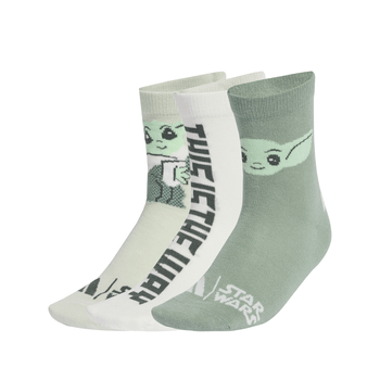 Calceta adidas Casual x Star Wars The Mandalorian 3 Pack Niño JG5809