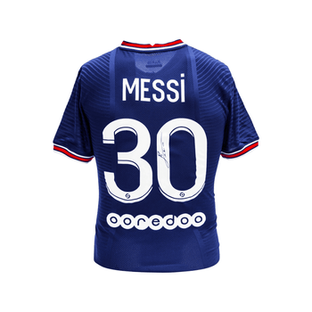 Jersey Autografiado por Lionel Messi del PSG Unisex