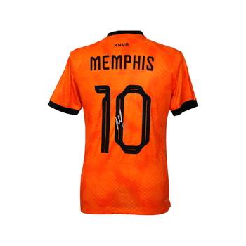 Jersey Autografiado por Memphis Depay de la Selección Nacional de Países Bajos Unisex