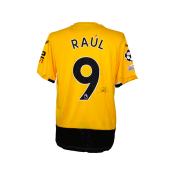 Jersey Autografiado por Raúl jiménez de los Wolverhampton Wanderers Unisex