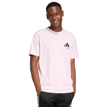 Playera adidas Casual Lounge Verbiage Friends of Sport Hombre JJ3985