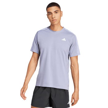 Playera adidas Correr Own the Run 3 Stripes Hombre JD2315