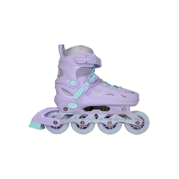 Patines Ajustable Iron Roller Skate Speed Lila Infantil Niña
