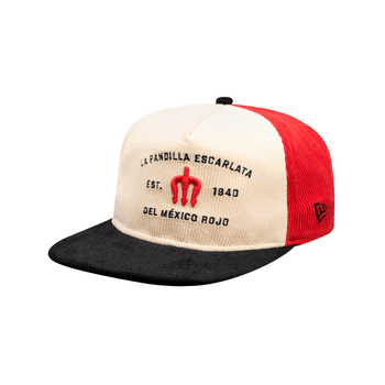 Gorra New Era LMB 9FIFTY Diablos Rojos del México Team Exclusive Cord Golfer Hombre 60751913
