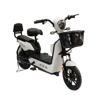 Bicicleta Eléctrica Moboss ZM400 Blanco 350W 25 km/h