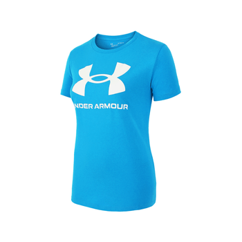 Playera Under Armour Entrenamiento Rival Logo Mujer 1356305-452