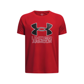 Playera Under Armour Entrenamiento Hybrid Print Niño 1387036-600