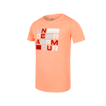 Playera Under Armour Casual Tech Block Logo Niña 1386857-897