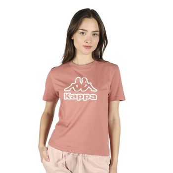 Playera Kappa Fitness Logo Fabra RS Mujer