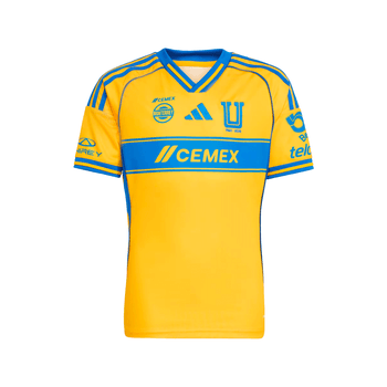 Jersey adidas Futbol Tigres Local Fan 25/26 Niño JJ2216