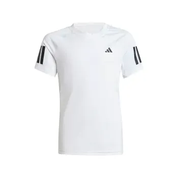 Playera adidas Tennis Club 3 Stripes CLIMACOOL Niño JI7171