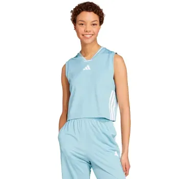 Top adidas Casual House of Tiro Cut 3 Stripes Mujer JG4114